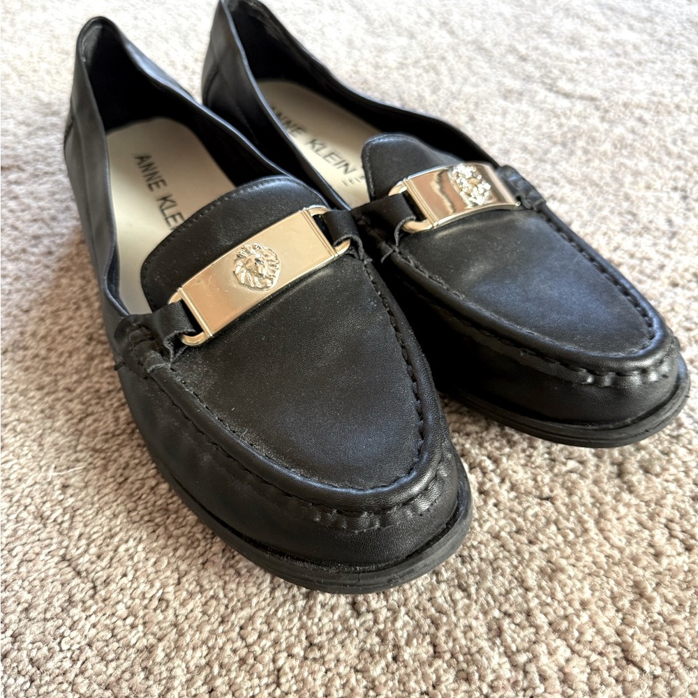 Anne Klein Black Loafers for Women
